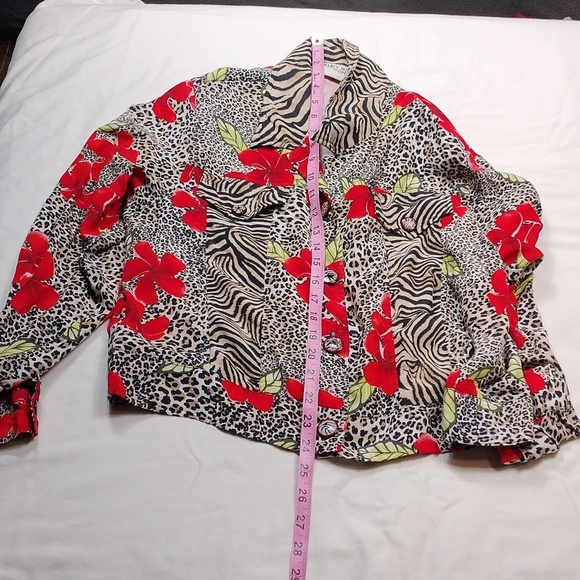 Vintage Nancy Bolen For City Girl Women's Button Up Blouse Size Large - Picture 7 of 12